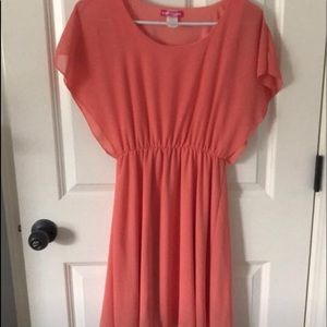 Coral Bodycon Dress
